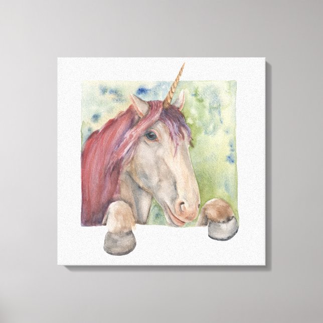 Unicorn Canvas Print (Front)