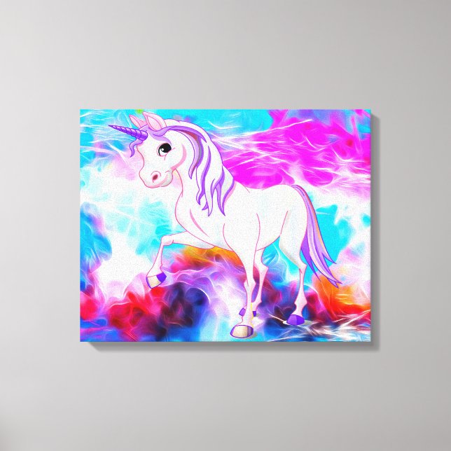 Unicorn Canvas Print (Front)