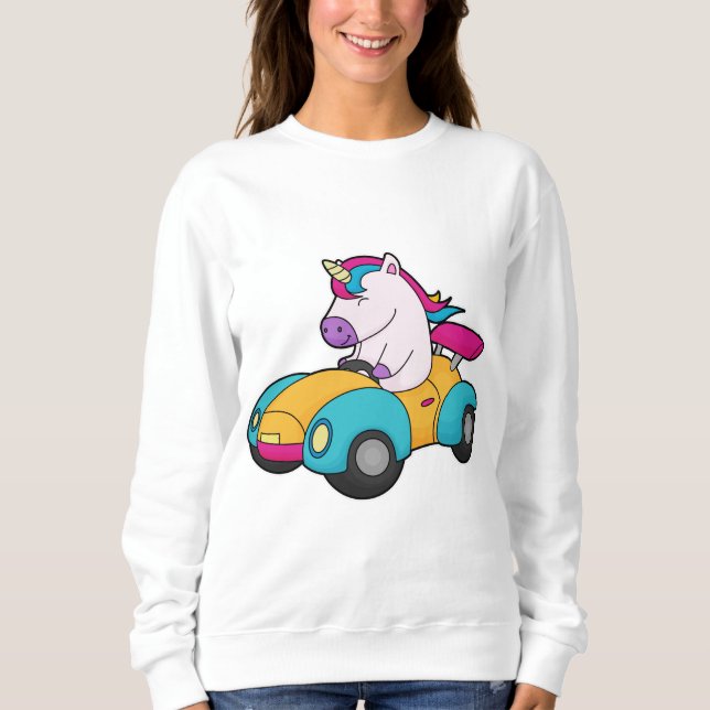 Unicorn Car Sweatshirt (Front)