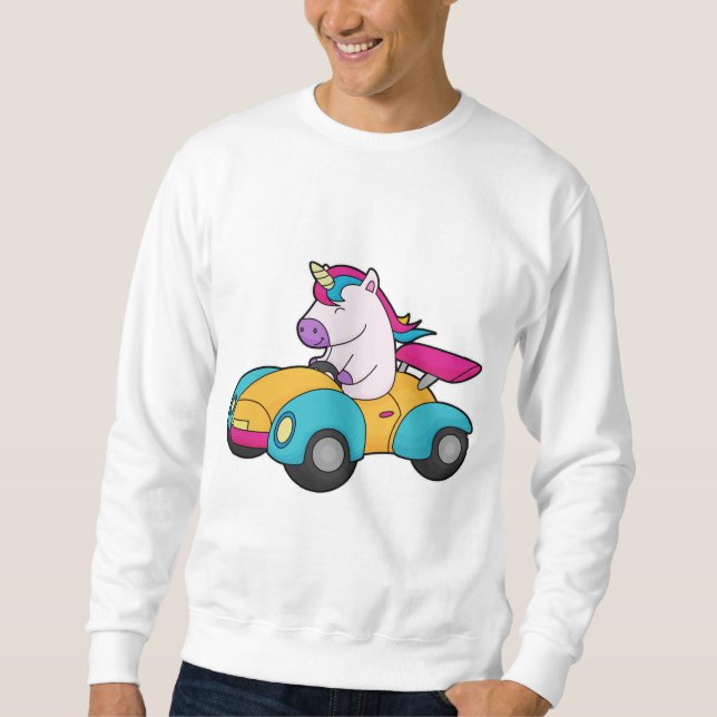 Unicorn Car Sweatshirt (Front)