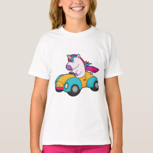 Unicorn Car T-Shirt