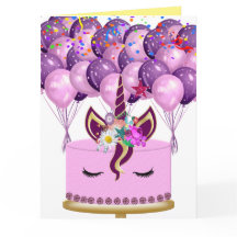 Unicorn  card