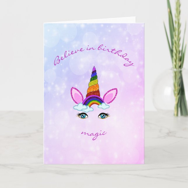 unicorn card (Front)
