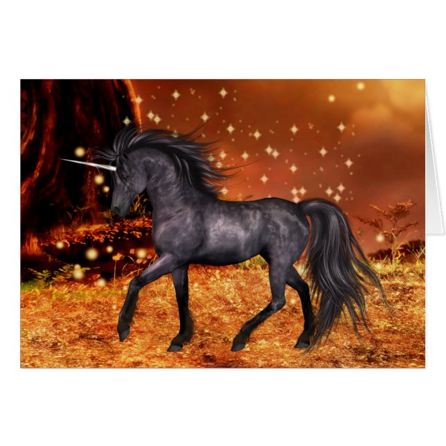 Unicorn Card Fantasy (Front Horizontal)