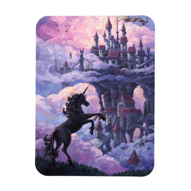 Unicorn Castle Magnet (Vertical)