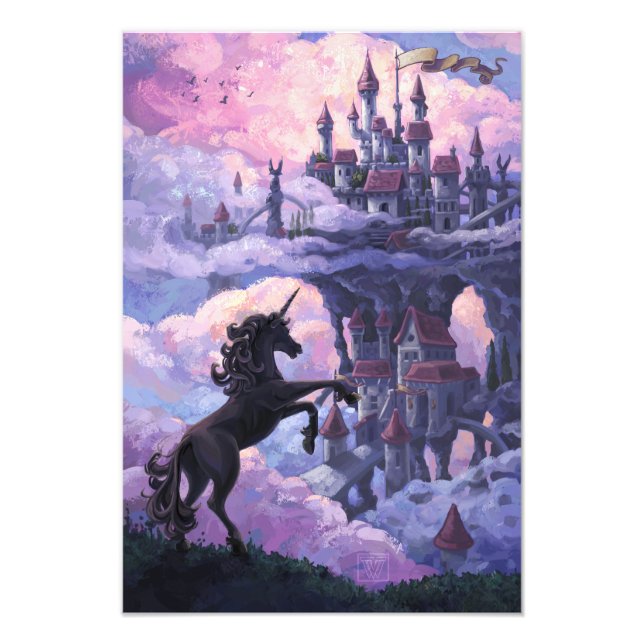 Unicorn Castle Photo Print (Front)