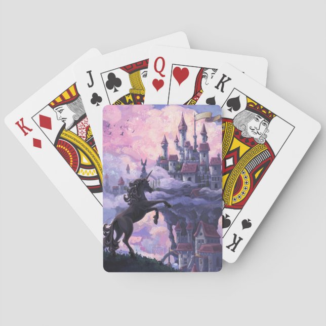 Unicorn Castle Playing Cards (Back)