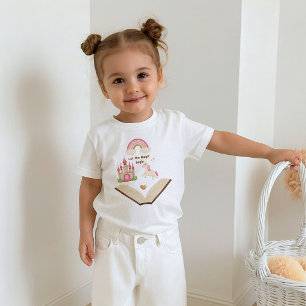 Unicorn Castle Rainbow Girl Shirt Fairy Tale