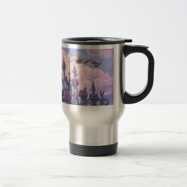 Unicorn Castle Travel Mug (Right)
