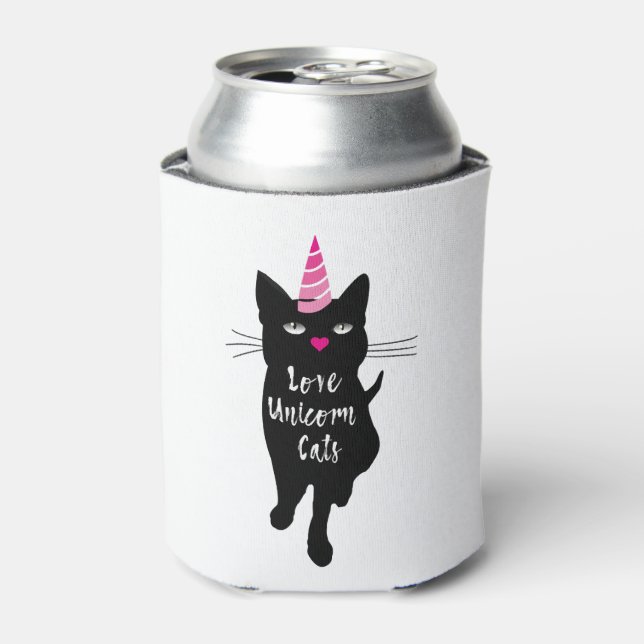 Unicorn Cat     Can Cooler (Can Front)