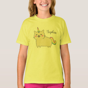 Unicorn Cat Personalised T-shirt