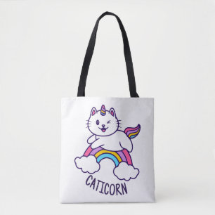 Unicorn Cat Tote Bag