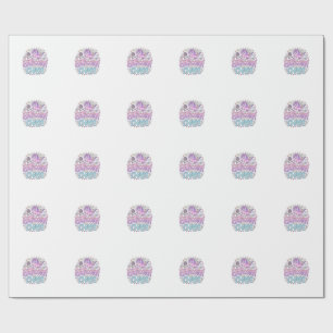 Unicorn Caticorn Chaos Cute Pastel Product Graphic Wrapping Paper
