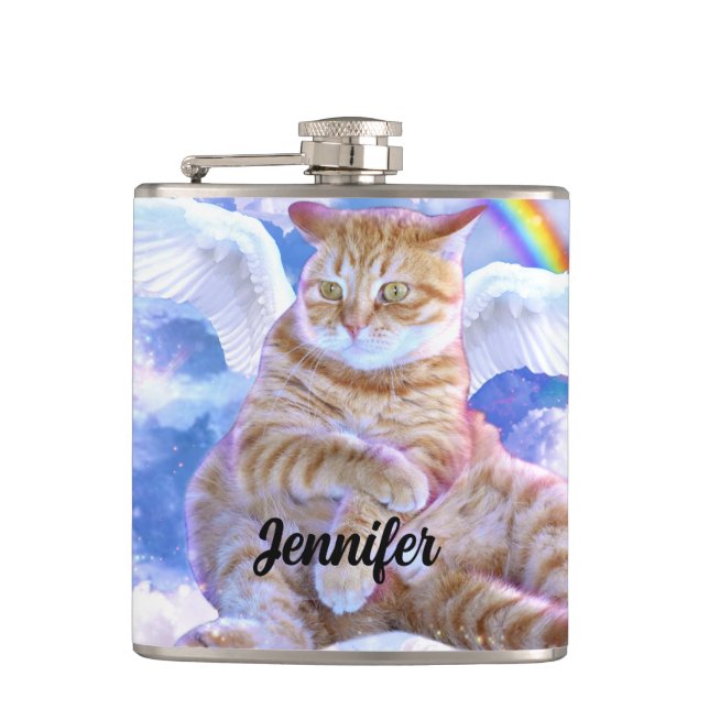Unicorn - Caticorn                                 Hip Flask (Front)