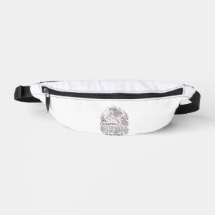 Unicorn Celestial Bloom Unicorn Premium Vector Typ Bum Bags