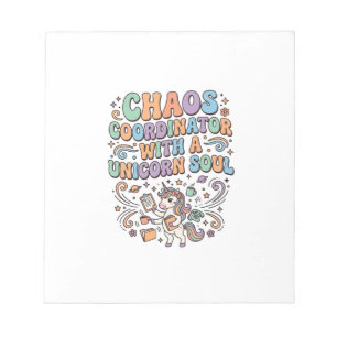 Unicorn Chaos Coordinator with a Unicorn Soul Kawa Notepad