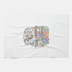 Unicorn Chaos Coordinator with a Unicorn Soul Kawa Tea Towel