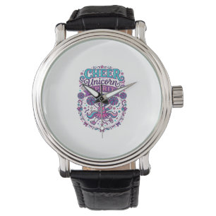 Unicorn Cheer Unicorn Spirit Colourful POD Artwork Watch