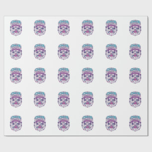 Unicorn Cheer Unicorn Spirit Colourful POD Artwork Wrapping Paper