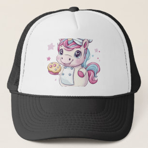 Unicorn Chef Baker (1) Trucker Hat