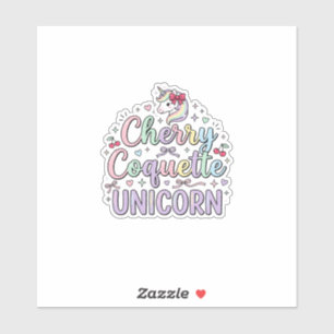 Unicorn Cherry Coquette Unicorn Original Zazzle De