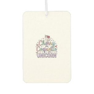 Unicorn Cherry Coquette Unicorn Original Zazzle De Car Air Freshener