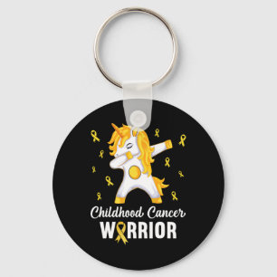 Unicorn Childhood Cancer Warrior In September We W Key Ring