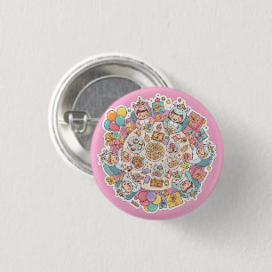 Unicorn Children's Party 3 Cm Round Badge