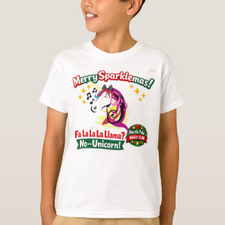 Unicorn Christmas Design T-Shirt