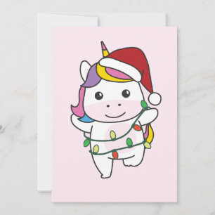 Unicorn Christmas Winter Animals Holiday Unicorns