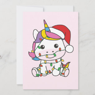 Unicorn Christmas Winter Animals Holiday Unicorns