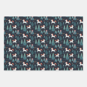 Unicorn Christmas Wrapping Paper