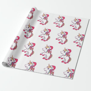 Unicorn Christmas Wrapping Paper, Unicorn Paper