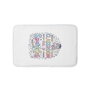 Unicorn Classroom Full of Sparkles Original Merch  Bath Mat