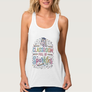 Unicorn Classroom Full of Sparkles Original Merch Singlet