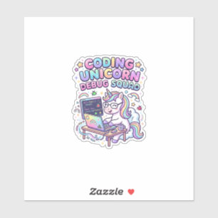 Unicorn Coding Unicorn Debug Squad Charming Market