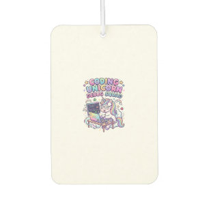 Unicorn Coding Unicorn Debug Squad Charming Market Car Air Freshener