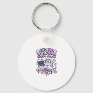 Unicorn Coding Unicorn Debug Squad Charming Market Key Ring