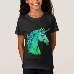 Unicorn Colourful Fantasy Art T-Shirt for Girls