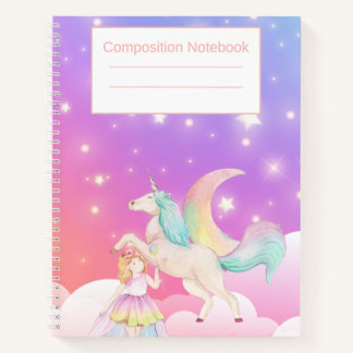 Unicorn Composition Notebook for Girls