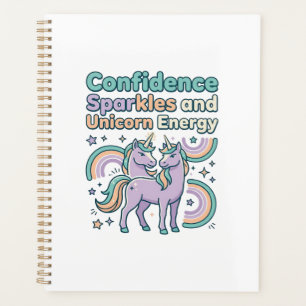 Unicorn Confidence Sparkles and Unicorn Energy Tre Planner