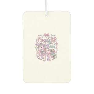 Unicorn Coquette Bow Unicorn Cute Pastel Graphic T Car Air Freshener