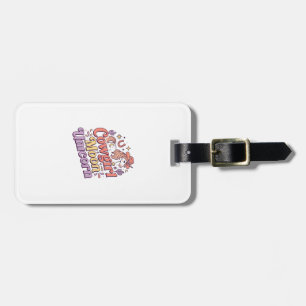 Unicorn Cowgirl Moon Unicorn Whimsical Merch Desig Luggage Tag