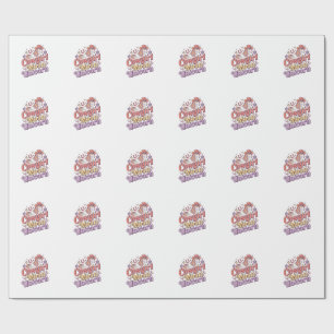 Unicorn Cowgirl Moon Unicorn Whimsical Merch Desig Wrapping Paper