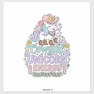 Unicorn Cowgirl Unicorn Energy Cute Pastel Product
