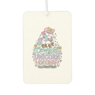 Unicorn Cowgirl Unicorn Energy Cute Pastel Product Car Air Freshener