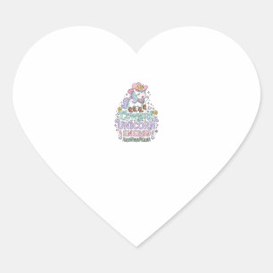 Unicorn Cowgirl Unicorn Energy Cute Pastel Product Heart Sticker