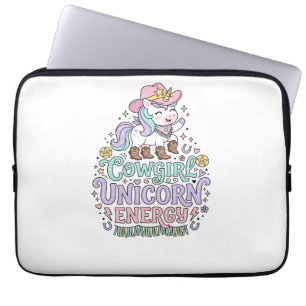 Unicorn Cowgirl Unicorn Energy Cute Pastel Product Laptop Sleeve