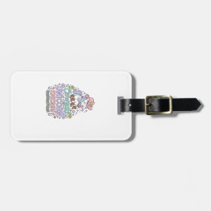 Unicorn Cowgirl Unicorn Energy Cute Pastel Product Luggage Tag