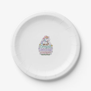 Unicorn Cowgirl Unicorn Energy Cute Pastel Product Paper Plate